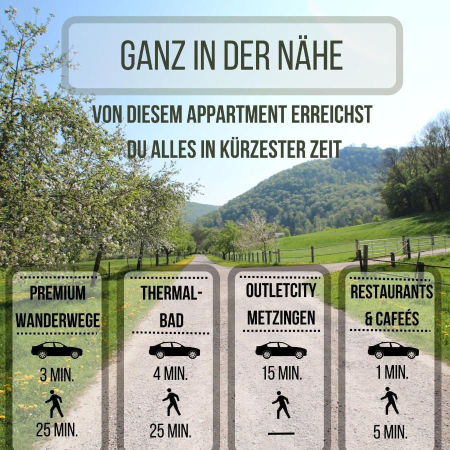 Moderne, Helle 1 Zimmer-Wohnung In Citylage 巴特乌拉赫 外观 照片
